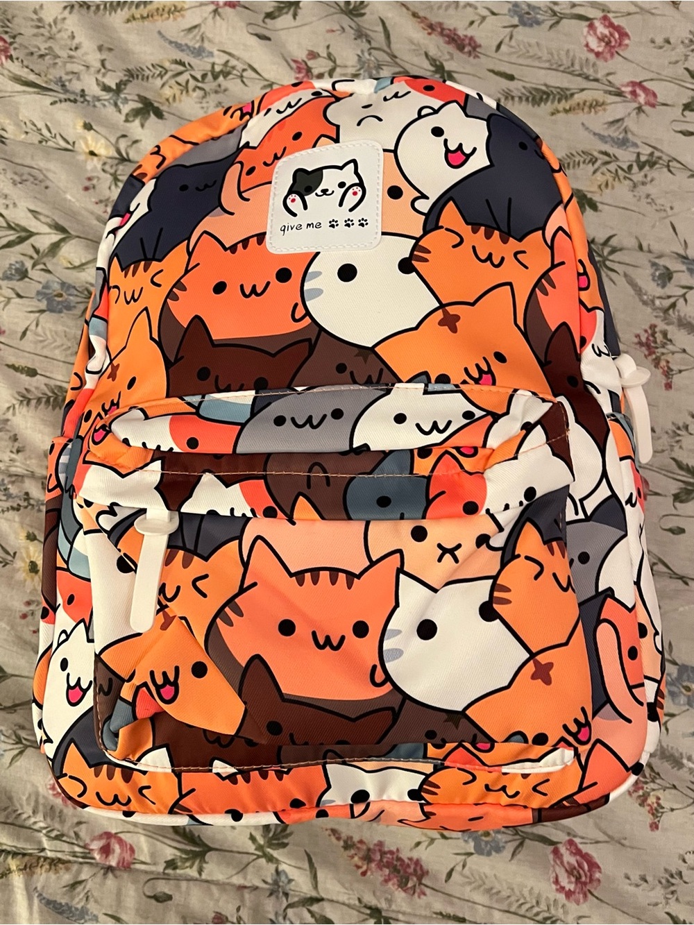 Cute Cartoon Cat Backpack NWOT